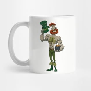 Sporty Leprechaun Pot Gold Mug